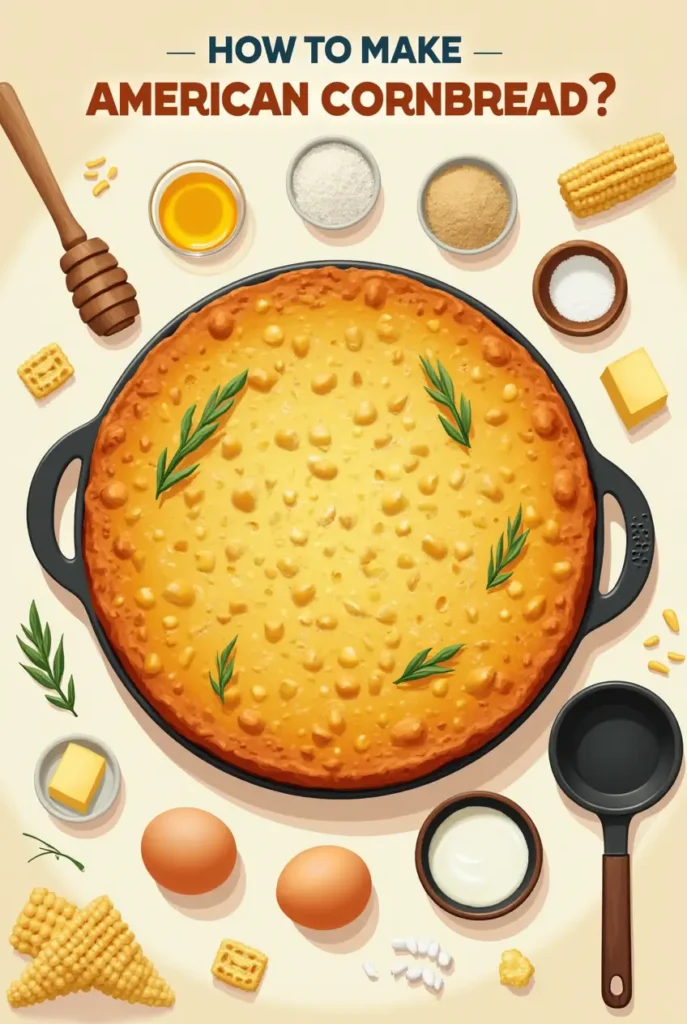 How to make American cornbread?