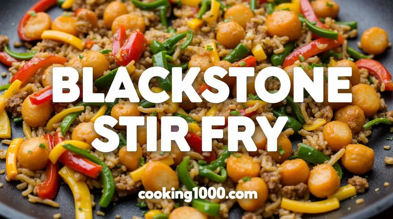 blackstone stir fry