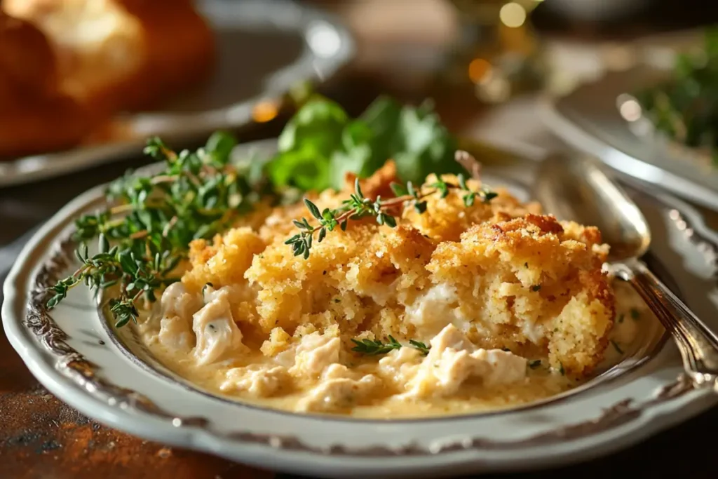 cornbread dressing with cream chicken soup